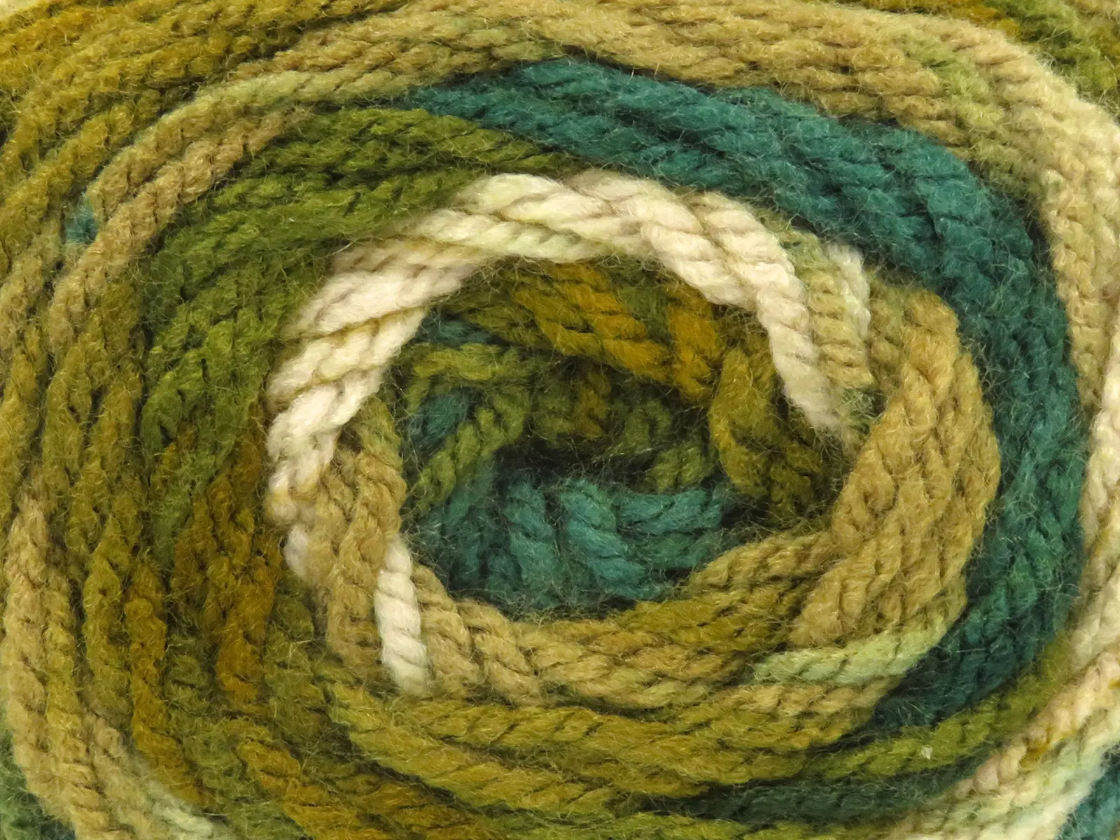 Turkoois|Groen Tinten|Beige Zelfstrepende Garens 4x100gr