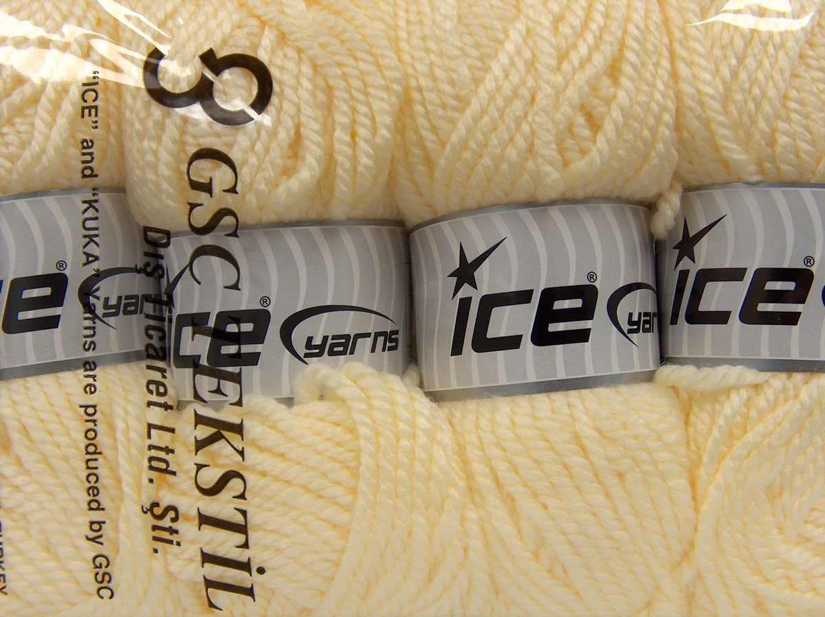 Donker Crème Closeout Yarns 4x90gr