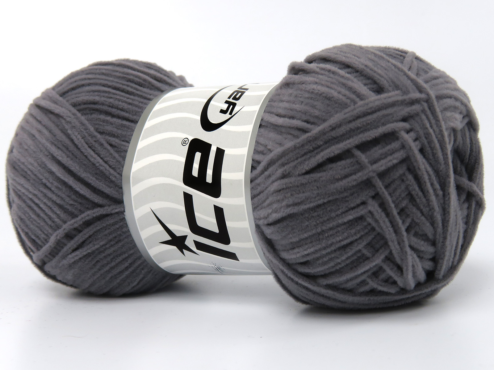 Grijs Chenille Yarns 6x50gr Pendikte 4mm