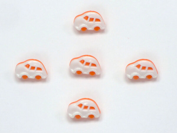 5 Car Figure Buttons - Naalden - Accessoires - 1 st - De wolwinkel